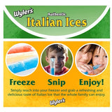 Wyler's Authentic Italian Ices Variety Pack Freeze & Serve Bars – 96 Count