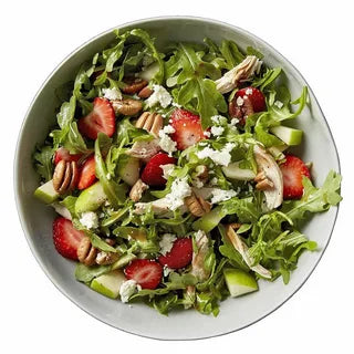 Salad with Cheese, Grapes, Strawberry & Walnuts  350g