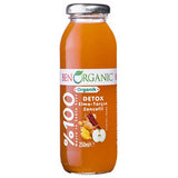 Ben Organic Detox Apple Cinnamon Ginger Juice % Sugar, Gluten Free Glass Bottle 250 ml