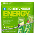 Liquid I.V. Energy Multiplier Sugar-Free Electrolyte Powder Variety Pack, Blackberry Lemonade and Strawberry Kiwi - 364g (26 pk)