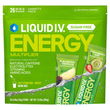 Liquid I.V. Energy Multiplier Sugar-Free Electrolyte Powder Variety Pack, Blackberry Lemonade and Strawberry Kiwi - 364g (26 pk)