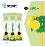 Fit Witt Premium Organic Japanese Matcha Lemon Flavor (20 sachets) 160g