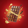 Pringlez Viral Crunchy Salted Chips in Milk Chocolate Bar 140g - image 2