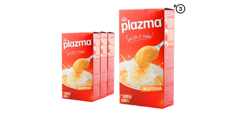 Bambi Plazma Ground Biscuit 300g Each (Pack of 3)