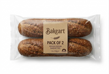 Freshly Baked Demi Baguette Malt 115g Each (Pack of2)
