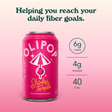 Olipop Prebiotic Shirley Temple Soda Can 355ml