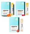Humantra 3 Flavors Bundle Apricot, Berry Pomegranate, Lychee Electrolyte Hydration Pack – Zero Sugar, 20 Servings, 72g Each 60 Count (Pack of 3)
