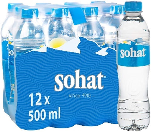 Sohat Natural Still Water 500ml x 12