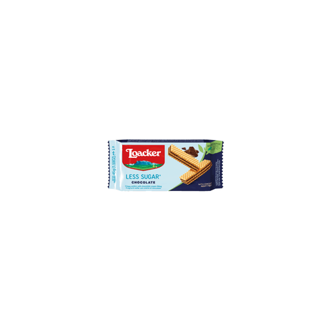Loacker Classic Less Sugar Chocolate Wafers 45g