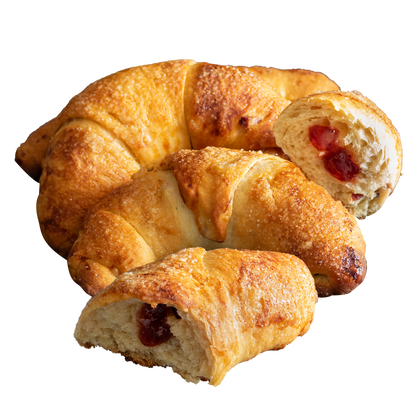 Frozen Vegan Croissant Raspberry Filled 90g (4Pcs)