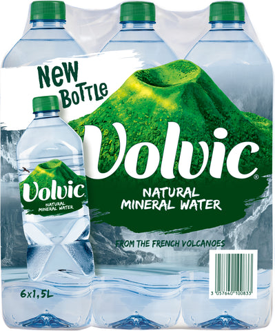 Volvic Natural Mineral Water 1.5L x 6Pcs