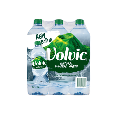 Volvic Natural Mineral Water 1.5L x 6Pcs
