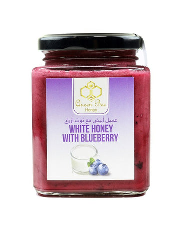 Queen Bee White Honey With Blueberry 150g