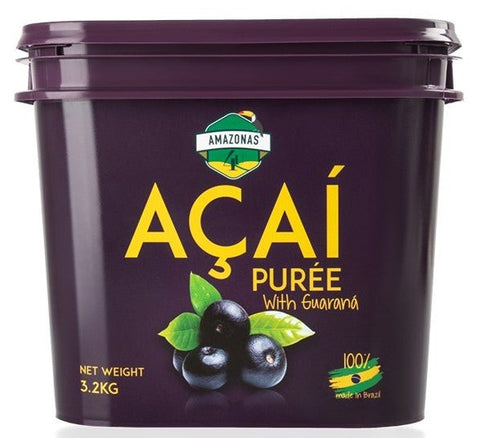Acai Puree All Natural - Frozen 3.2 KG bucket - QualityFood