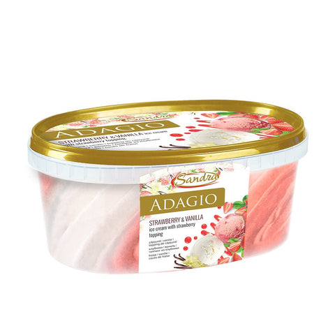 Adagio Strawberry and Vanilla 600g - QualityFood