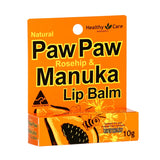 Healthy Care Paw Paw Rose hip & Manuka Lip Balm 10g