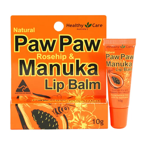 Buy Healthy Care Paw Paw Rose hip Manuka Lip Balm 10g