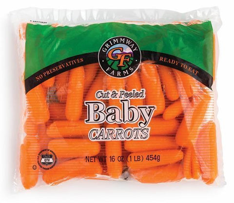 Baby Carrots "peeled & cut" 340g - QualityFood