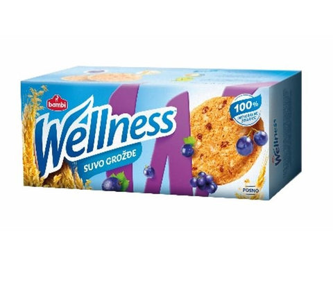 Bambi Wellness Wholewheat Biscuit wtih Raisins 210g - QualityFood