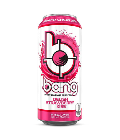 Bang Protein Brain and Body Fuel Delish Strawberry Kiss 16oz - QualityFood