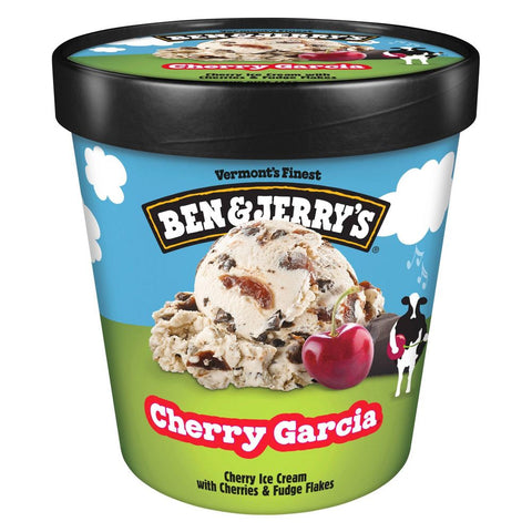 Ben & Jerrys Cherry Garcia 132g - QualityFood