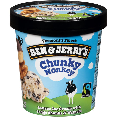 Ben & Jerrys Chunky Monkey 132g - QualityFood