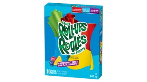 Betty Crocker Gluten Free Fruit Roll-Ups Blastin berry, variety rafale de petits fruits(10 Rolls) - QualityFood