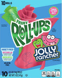 Betty Crocker Gluten Free Fruit Rollups aux fruits variety pack Jolly Rancher(10 Rolls) - QualityFood