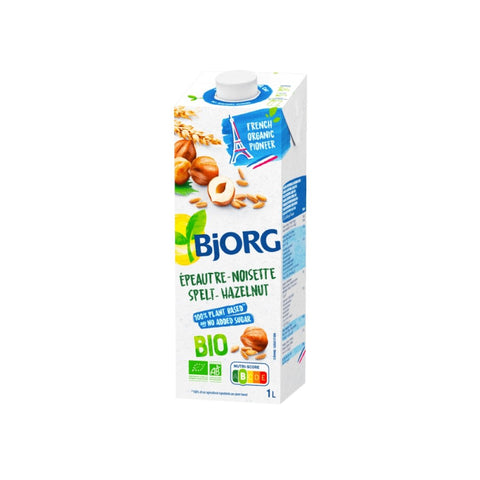Bjorg Organic Spelt & Hazelnut Drink with No Added Sugar 1L - QualityFood