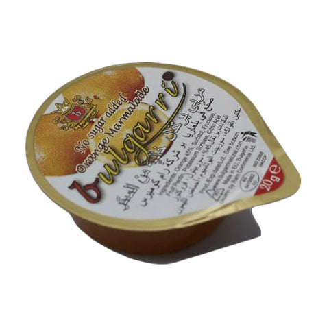 Bulgarri Orange Marmalade Sugar Free 20g x 100 - QualityFood