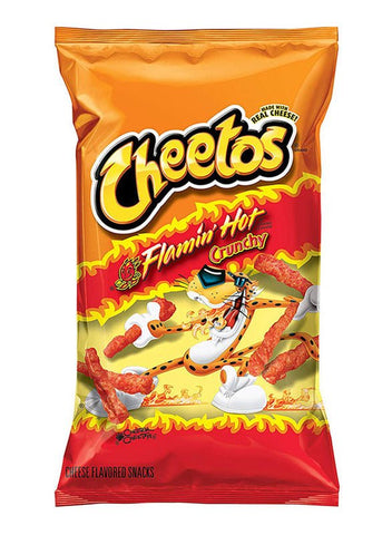 Cheetos Flamin Hot Crunchy 226.8g - QualityFood