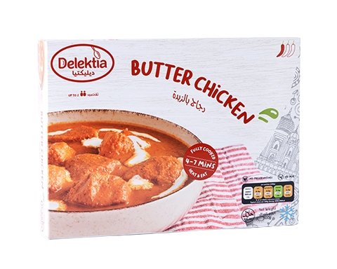 Delektia Butter Chicken Frozen Meal 500g - QualityFood
