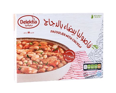 Delektia Fasoulieh with Chicken Frozen Meal 500g - QualityFood