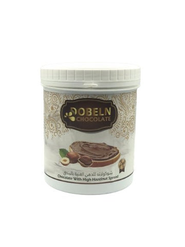 Dobeln High Hazelnut Chocolate Filling 1 kg - QualityFood