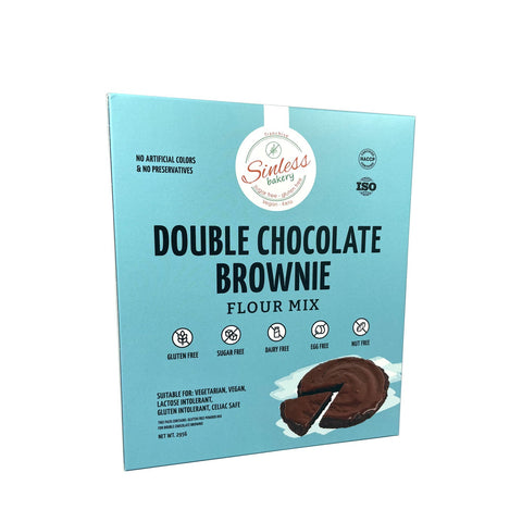 Double Chocolate Brownie Flour Mix 295g - QualityFood