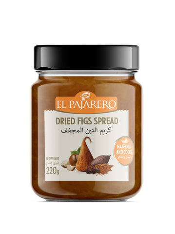 El Pajarero Dried Fig Spread with Cocoa and Hazelnut 220g - QualityFood