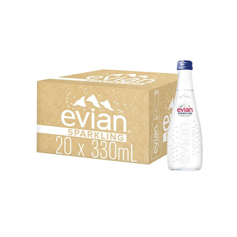 Evian Sparkling Water 330ml x 20Pcs - QualityFood