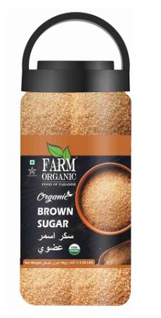 Farm Organic Gluten Free Brown Sugar 1kg - QualityFood