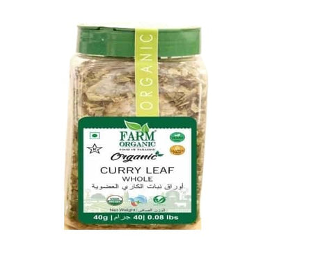 Farm Organic Gluten Free Curry Leaves - 40 g - QualityFood