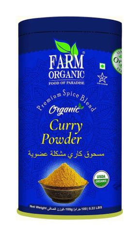 Farm Organic Gluten Free Curry Powder 100g - QualityFood