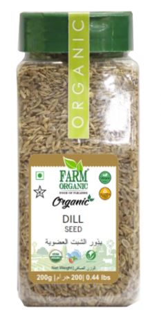 Farm Organic Gluten Free Dill Seeds 200g - QualityFood