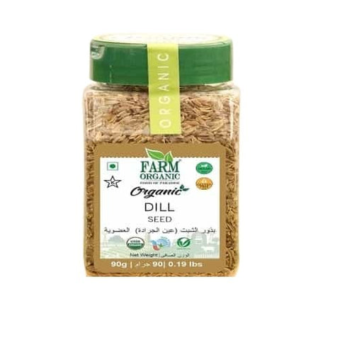 Farm Organic Gluten Free Dill Seeds - 90g - QualityFood