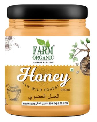 Farm Organic Gluten Free Honey 250ml - QualityFood