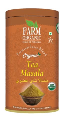 Farm Organic Gluten Free Tea Chai Masala 100g - QualityFood