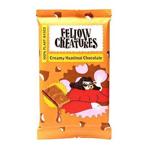Fellow Creatures Creamy Hazelnut Chocolate 70g - QualityFood