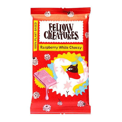 Fellow Creatures Raspberry white Choccy 70g - QualityFood