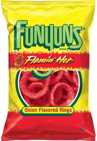 Funyuns Flamin Hot Onion Flavored Rings 163g - QualityFood