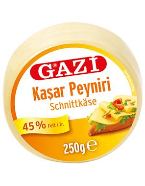 Gazi Kashkaval Hard Cheese 250gm - QualityFood