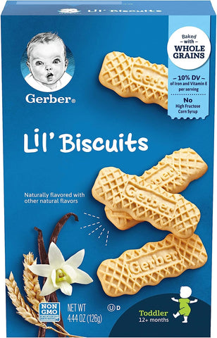 Gerber Lil Biscuits, 126 g - QualityFood