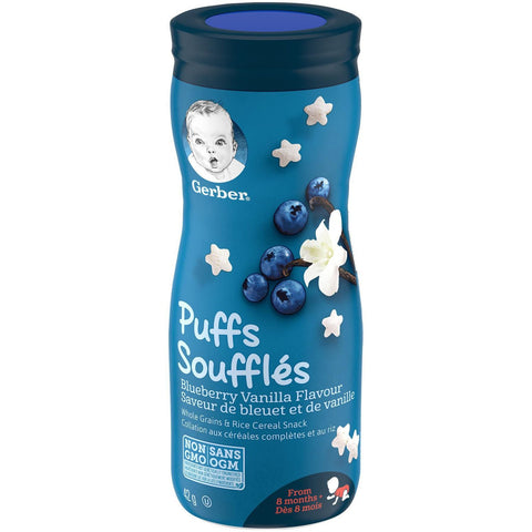 Gerber PUFFS Blueberry Winter 42g - QualityFood